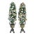 Antique Tole Metal Flower Arrangements, Pair For Sale