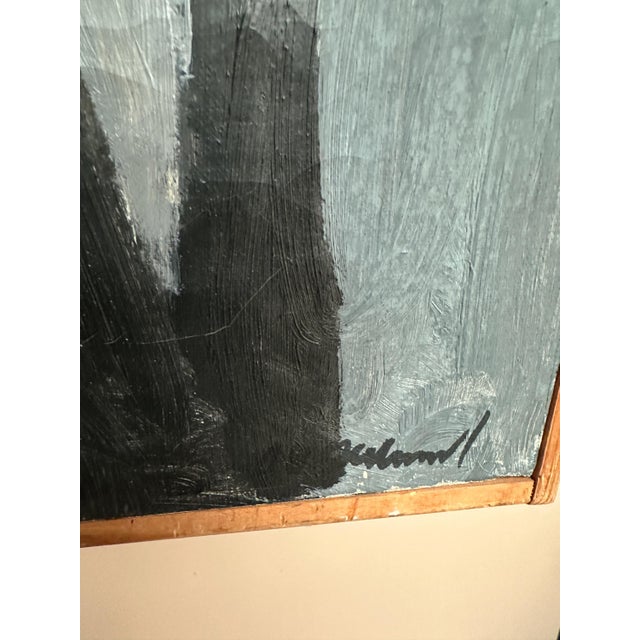 Axel Ekelund, Portrait of Mrs. S, 1950s, Oil on Canvas, Framed For Sale - Image 10 of 18