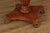 Brown Late 20th Century Italian Made Empire Style Round Burlwood Pedestal Center Table For Sale - Image 8 of 18