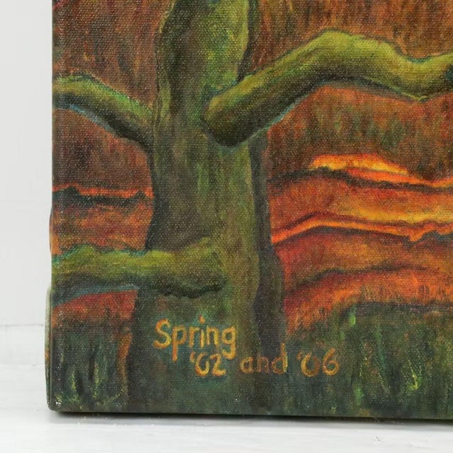 Frank Spring Surrealist Style Oil Painting "Garden of Eden," 2006 For Sale In Louisville - Image 6 of 6