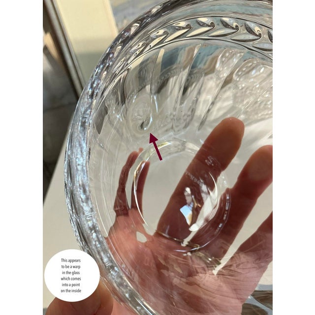 Mid 20th Century Discontinued Villeroy & Boch Miss Desiree Pressed Crystal Bowls — Set of Six For Sale - Image 14 of 14