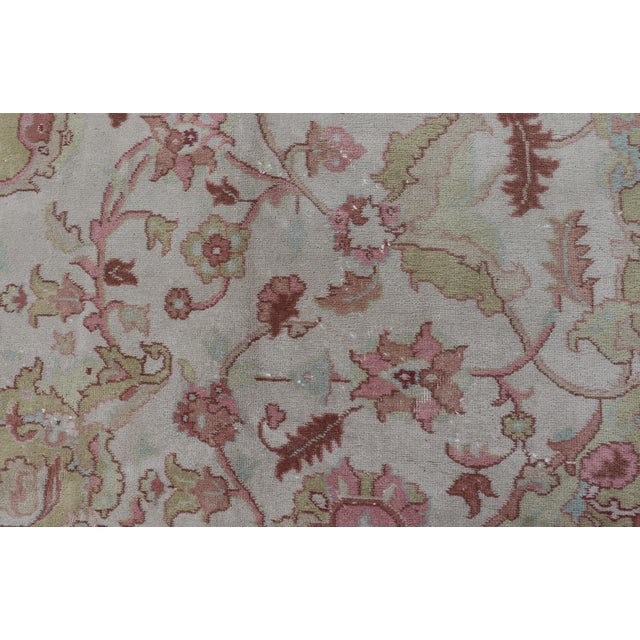 Keivan Woven Arts Large Vintage Indian Amritsar Rug For Sale - Image 4 of 16