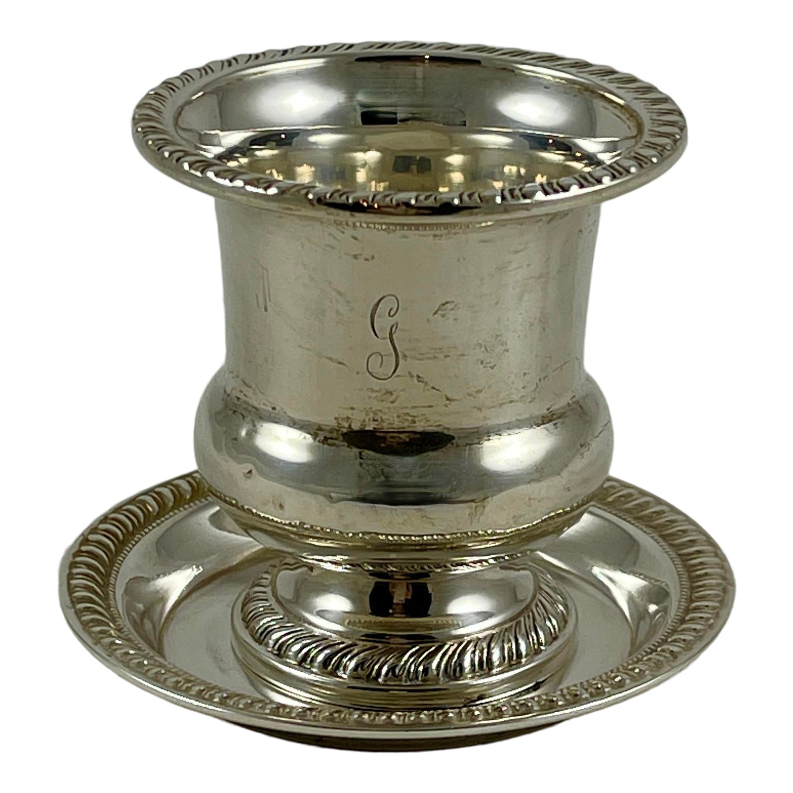 Sterling Silver 2Piece Cigarette or Match Holder Smoker Set Chairish