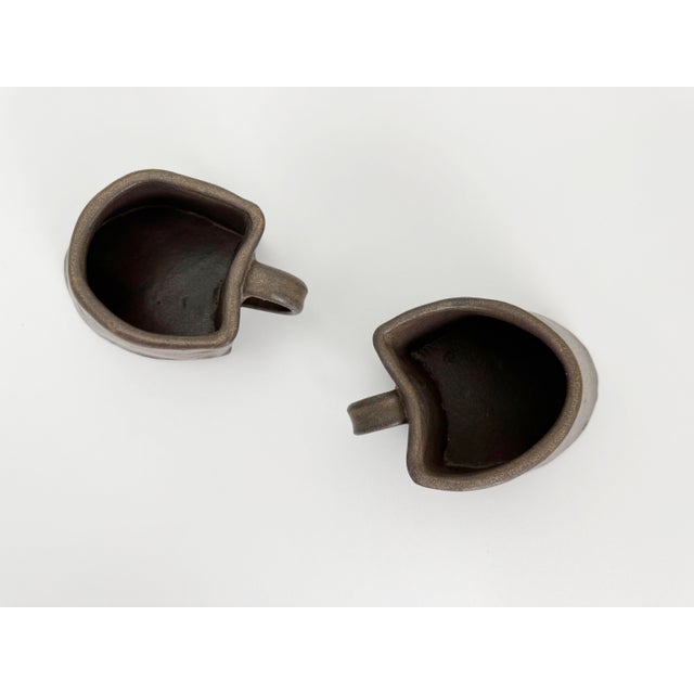 Figurative 1970s Studio Pottery Horse Hoof Mugs - a Pair For Sale - Image 3 of 8