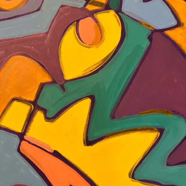 Abstract Contemporary Original Wayne Cunningham Abstract Painting For Sale - Image 3 of 4