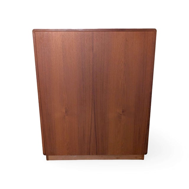 Mid-Century Secretary with Chest of Drawers in Teak from Dyrlund For Sale - Image 9 of 10