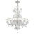 Glass White Venetian Ca Rezzonico Murano Glass Chandelier with Clear Glass Drops by Simoeng for Simoeng For Sale - Image 7 of 7