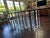 1980s 1980s Lucite Pedestals Base Glass Top Dining Conference Table For Sale - Image 5 of 8