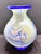 Stunning Mid-Century Modern Murano-style art glass vase featuring a vibrant Millefiori design and exceptional handcrafted...