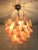 Italian Italian Murano Glass Style Chandelier in Pink and White Color For Sale - Image 3 of 7