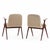 A Pair Italian Armchairs Attributed to Luigi Vetti, C. 1960. For Sale - Image 4 of 5