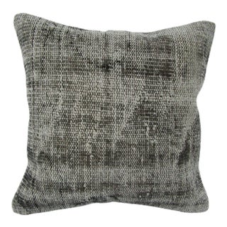 Turkish Gray Handmade Pillow Cover For Sale