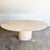 Italian Vintage Italian Travertine Oval Dining Table For Sale - Image 3 of 12