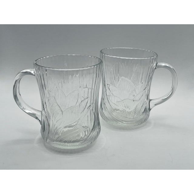 1990s Arcoroc “Canterbury” Floral Mugs- A Pair For Sale - Image 9 of 9
