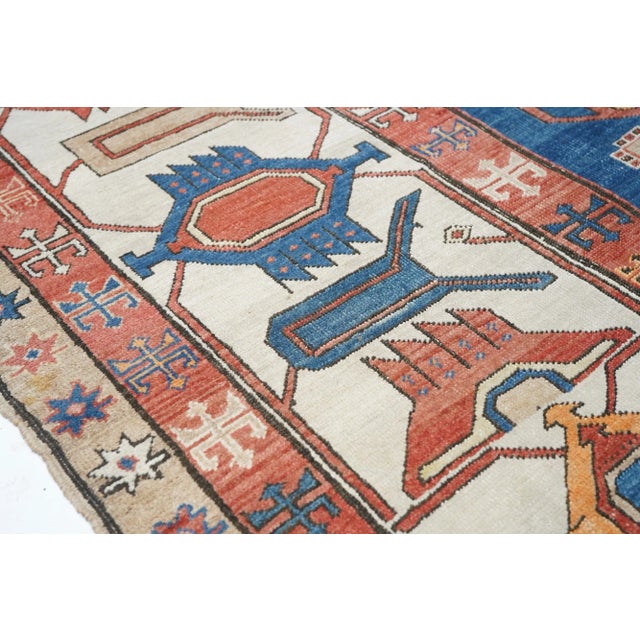 Antique Bakshayesh Rug 10'4'' X 14'11'' For Sale - Image 4 of 11