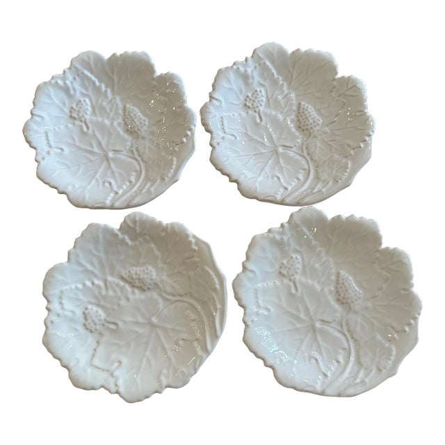 1980s Grazia Deruta for Gunther Lambert "Grappa" Salad Plates Set of 4, Made in Italy For Sale