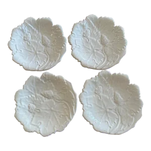 1980s Grazia Deruta for Gunther Lambert "Grappa" Salad Plates Set of 4, Made in Italy