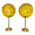 Mid Century Modern Chuck Lucite Lamps on Brass Bases. For Sale