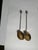 1970s Estonian Tallinn 916 Silver-Gilt & Enamel Serving Spoons – Pair For Sale - Image 4 of 7