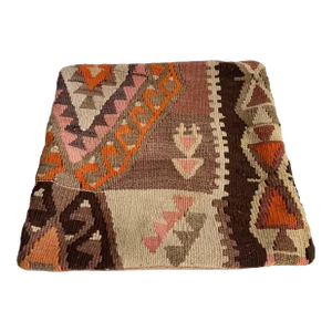 Kilim Rug Pillow Cushion Cover Moroccan Style Aztec Print Textile