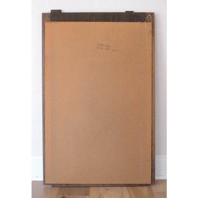 MCM Lane Brutalist Staccato Lowboy Dresser & Mirror Set For Sale - Image 18 of 18