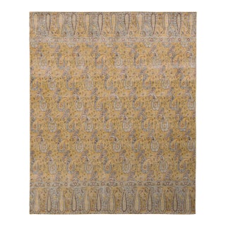 Rug & Kilim’s Parker Rug in Yellow, 10x14 For Sale