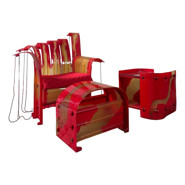 Complete King Armchairs by Gaetano Pesce for Zero Disegno, 2003, Set of 3 For Sale