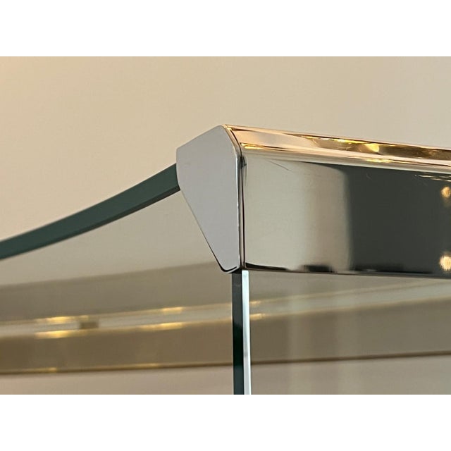 Glass President Desk by Gallotti and Radice For Sale - Image 9 of 14