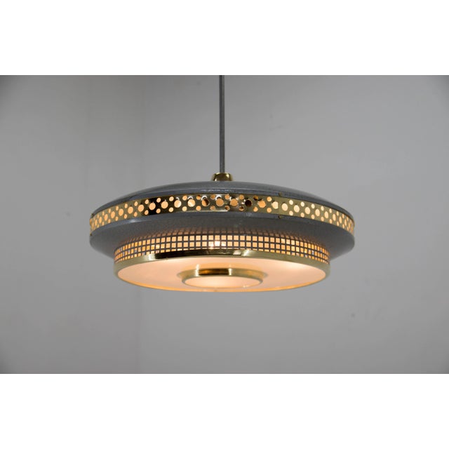 Space Age Mimtal Pendant by Ludib Bratislava, Czechoslovakia, 1960s For Sale - Image 11 of 12