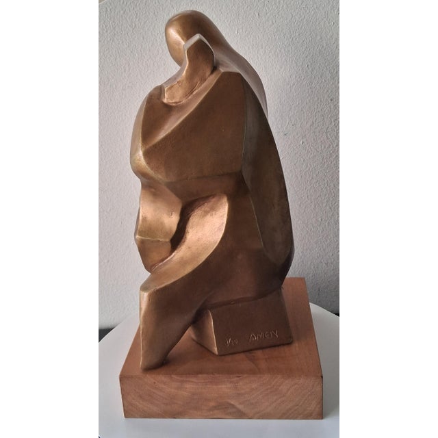 Abstract 1960s Irving Amen - The Musician - Artist Authorized Museum Casting For Sale - Image 3 of 8