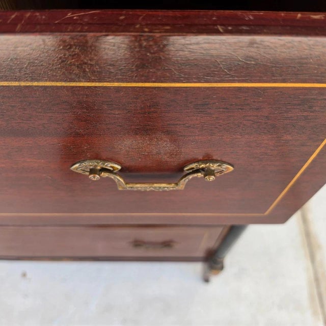 Rway Mid Century French Empire Highboy Dresser For Sale - Image 12 of 18