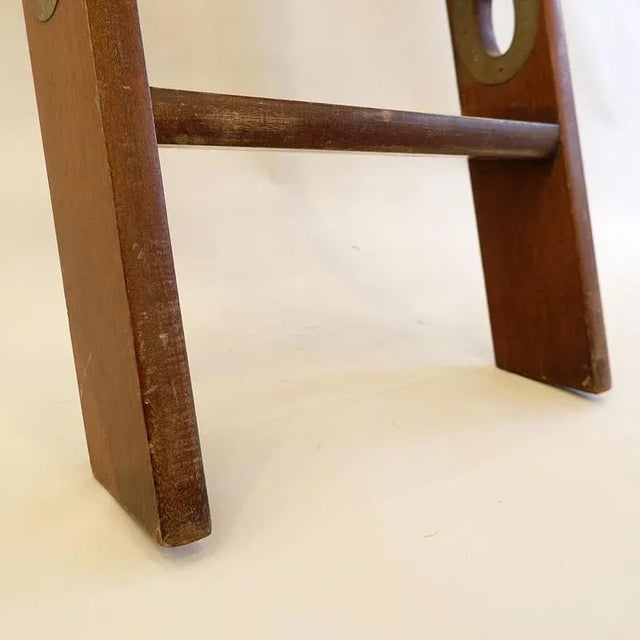 Vintage Wooden Ship Boat Ladder For Sale - Image 5 of 9