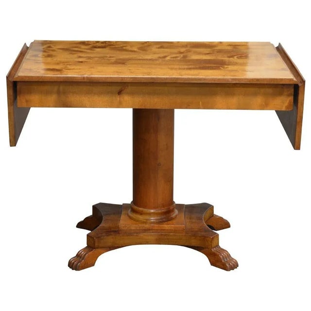 Swedish Karl Johan (Biedermeier), Drop-Leaf Center Table For Sale - Image 9 of 9