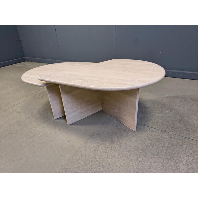 Vintage Travertine Coffee Tables, 1970s, Set of 2 For Sale - Image 4 of 11