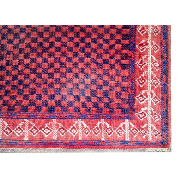 Vintage Persian Turkman Runner For Sale In Chicago - Image 6 of 14