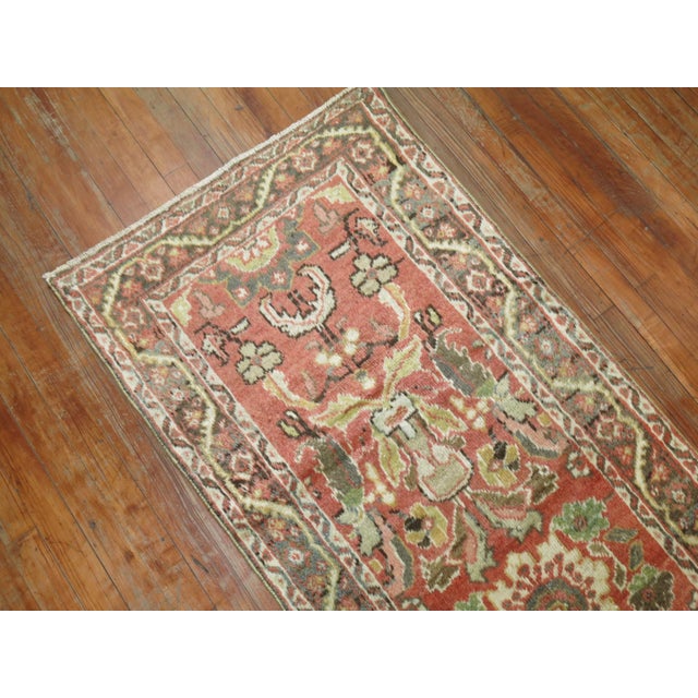 Persian Mahal runner with an all-over motif in soft muted palette 2'6'' x 11'3'' Mahal Persian carpets from the 19th...