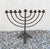 Industrial Vintage 1980s Candelabra 9 Cups Custom Made Wrought Iron 24'' Height X 24'' Width X 14'' Base For Sale - Image 3 of 10