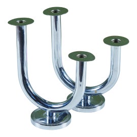 Example of Walter Von Nessen Candle Holders