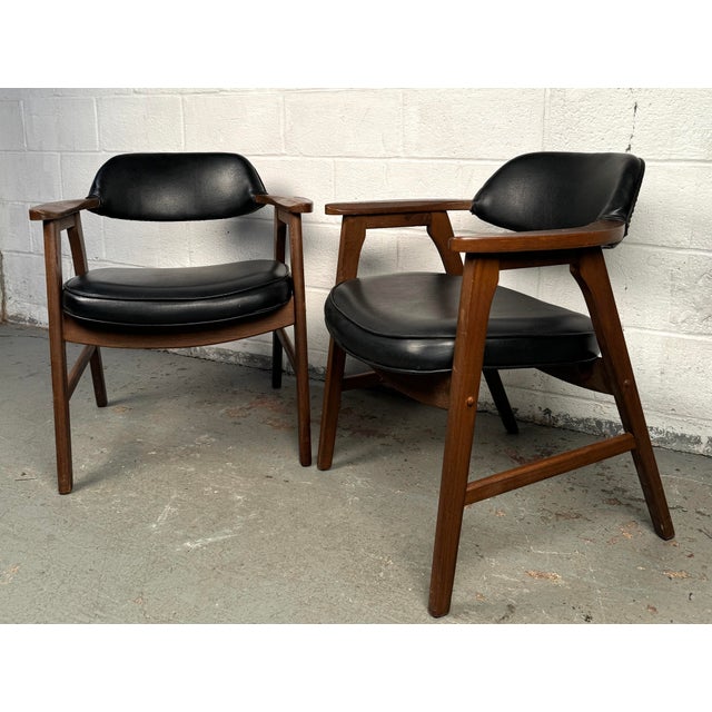 Add authentic vintage charm to your space with these mid-century chairs by Murphy-Miller, a beautiful example of...