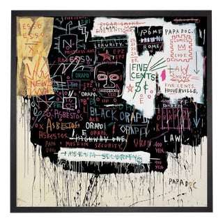 Jean-Michel Basquiat, Museum Security (Broadway Meltdown), 1983/2021, Print, Framed For Sale