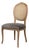 Louis XV Cane Back Dining Chairs in Driftwood, Sets of 2 For Sale