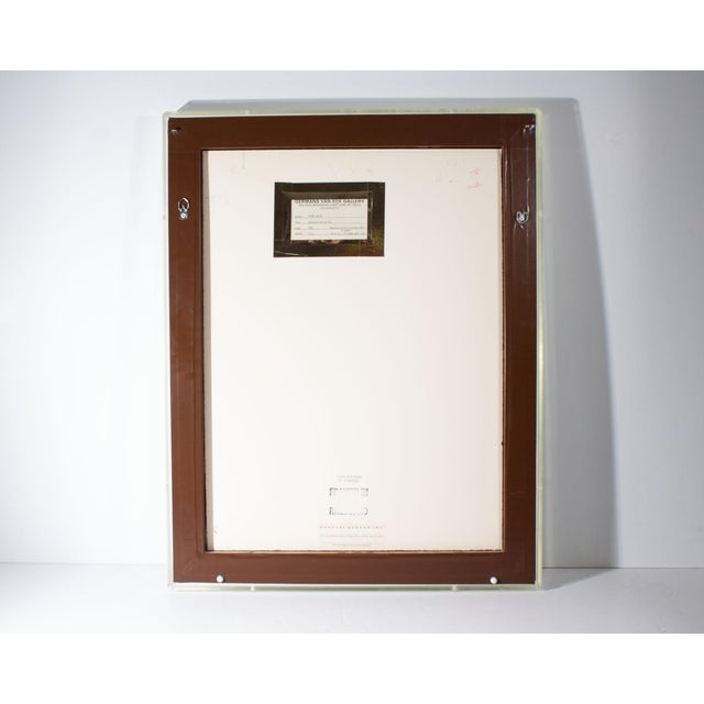 Paper 1990 “Structure Series #15” Mixed Media Painting by Susan Laufer For Sale - Image 7 of 8