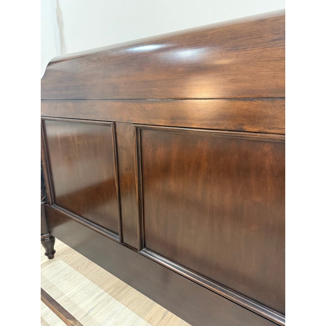 Attributed to Bernhardt Smithsonian Collection King Size Poster Bed For Sale - Image 11 of 12