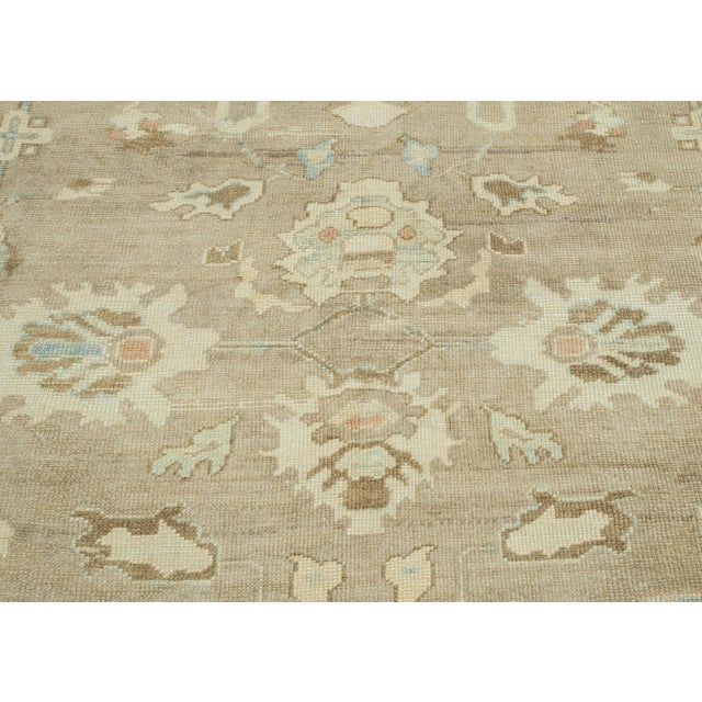 Turkish Oushak Rug 12'10" x 14'6" #18510 For Sale In Houston - Image 6 of 8
