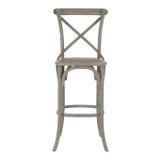 Somer Parisienne Bar Stool in Olive For Sale