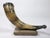 English Antique Horn Vase With Stone Base For Sale - Image 3 of 6