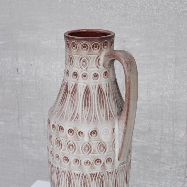 Mid-Century West German Pottery Vase For Sale - Image 5 of 7