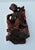 Wood Vintage Chinese Hand Carved Rosewood Figurine of Wise Man For Sale - Image 7 of 13