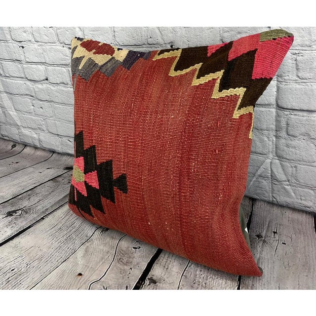 Vintage Pillow Case Turkish Kilim Pillow Decorative Kilim Pillow Dry cleaning only. PILLOW INSERT IS NOT INCLUDED