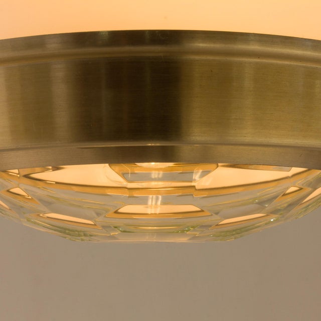 Pendant Lamp in Aluminum and Glass by Pia Gudietti Cripa for Lumi, Milan, Italy, 1970s For Sale - Image 6 of 9